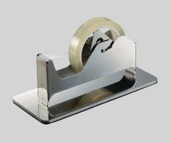 Tape cutter, stainless steel | Dimensions mm : 240 x 115 x 115